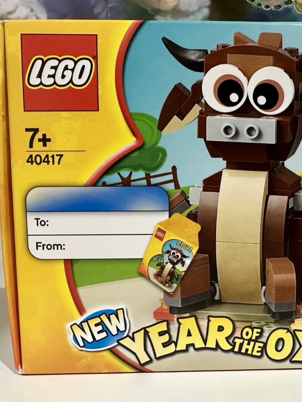 LEGO "Year of the Ox" 40417 Released in 2021 UNOPENED.